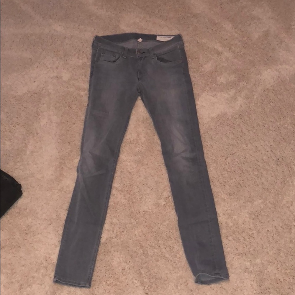 Rag and bone gray jeans